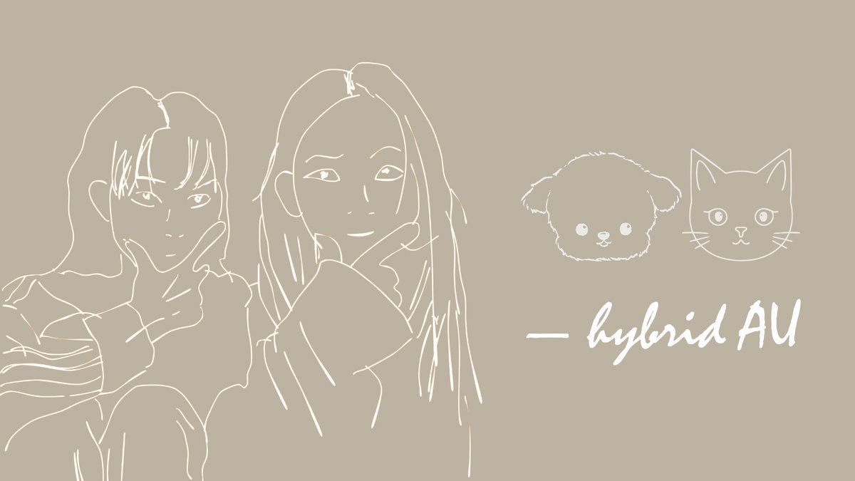 runweebs's tweet photo. hybrid au https://t.co/SbwGQ0gxAF