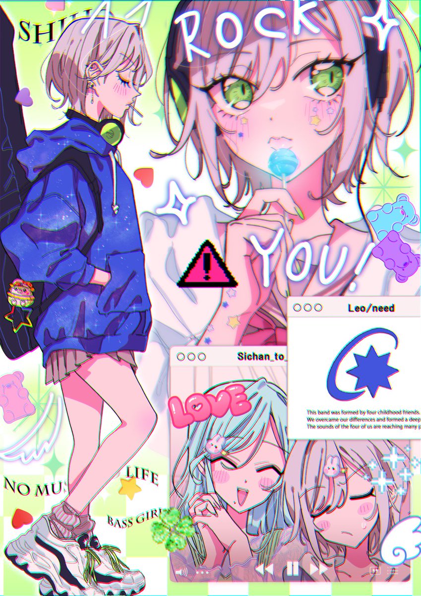 #ごちゃ絵の日
画面ぎゅうぎゅうにさせるのだいすき❣❣ 