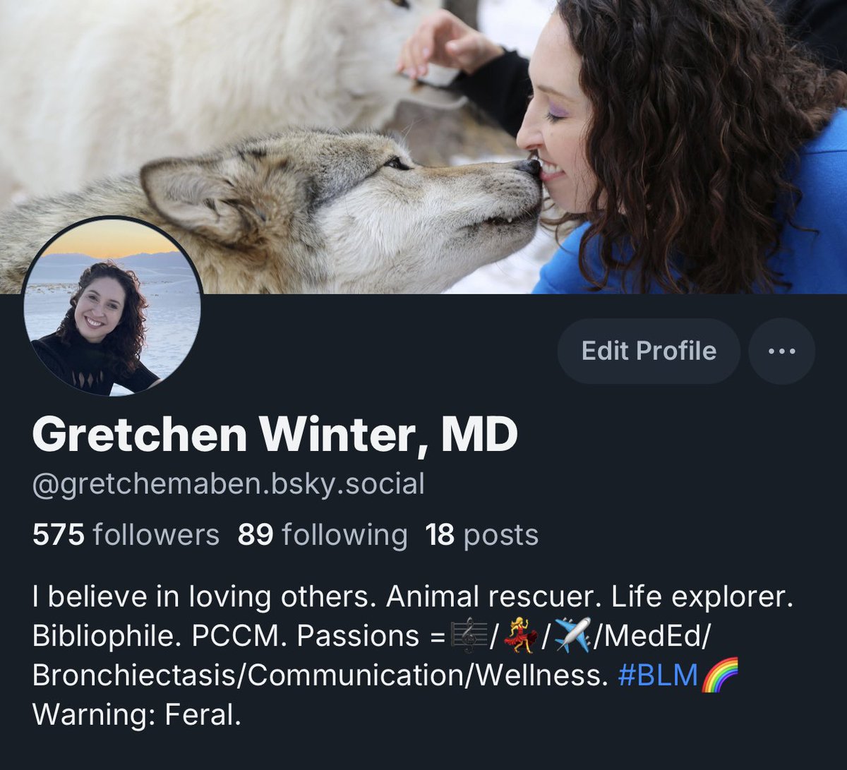 Gretchen Winter, MD 🌼 (Warning: Feral) tweet media