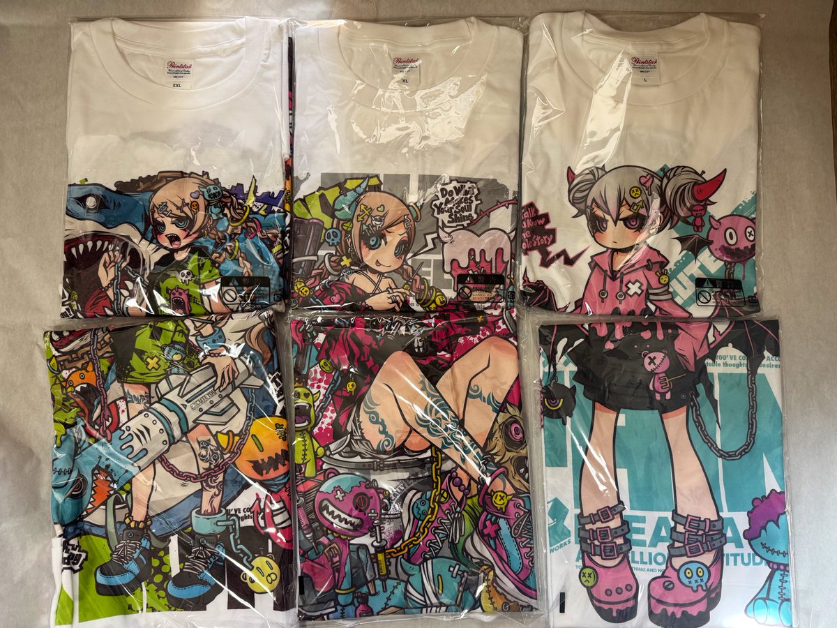 白Tシャツも完成‼︎