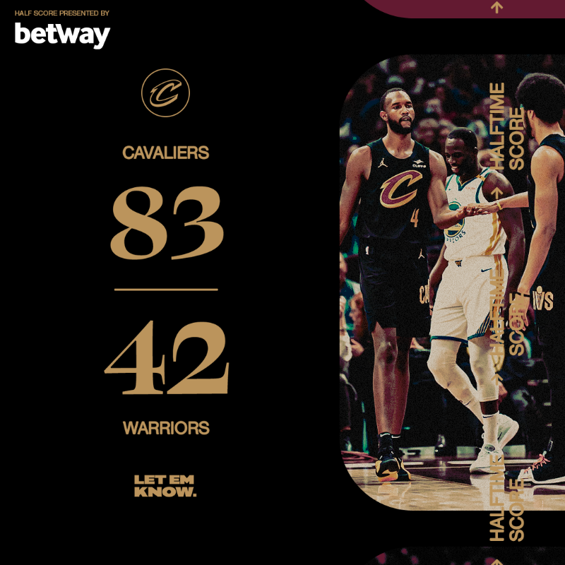 cavs's tweet photo. yes, you read the score correctly.

HIGHLIGHTS &amp; STATS 📊: https://t.co/rnjpa6U9W2

@betwayusa | #LetEmKnow