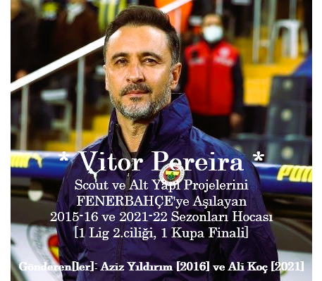 FENERBAHÇE'liler [Kaybettikleriniz Varan 2];
Kalıcı Başarılar Kazanmak İçin Futbolcuya Dayalı Düzenin Esiri Olmayın, Hocalarınıza Sahip Çıkın...!
İstikrarlı Başarıları Futbolcular ve Başkanlar değil Hocalar Getirir....
