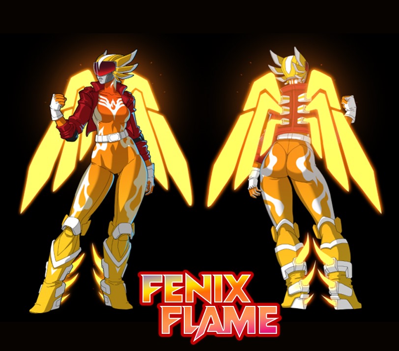 KnockOffRD's tweet photo. 🚨 The Blink Respawn tournament has wrapped up, and the wait is finally over! 🚨 We promised to reveal our first stretch goal character—and our first female fighter in the Knock Off roster—and here she is! 🔥👊✨

🔥 Meet Fenix Flame, our fierce new fighter! 🔥

Ember was once a quiet high schooler who found comfort in books and a peaceful life. But that all changed on a fateful hike with friends, where they stumbled upon glowing amulets hidden deep in a mysterious cave. Suddenly, a hologram of Zeus appeared, revealing that Hera had escaped her ancient prison after a thousand years—and Ember and her friends had been chosen as the Legendary Mythical Guardians, defenders of Earth against Hera’s wrath.

Now armed with a powerful battle suit and an ancient Titan once destined for destruction, Ember has unlocked her inner fire, transforming into the passionate and unstoppable Fenix Flame! Get ready to witness her blaze through the battlefield! 🔥👊✨

Please support us by going to Kickstarter and pre-ordering the game 40% off: https://t.co/bU2uFWlK0m

And join in on the fun and download the demo if you haven't already: https://t.co/LUirxl46ys

#KnockOffGame #CharacterReveal #FemaleFighter #StretchGoals #FightingGames