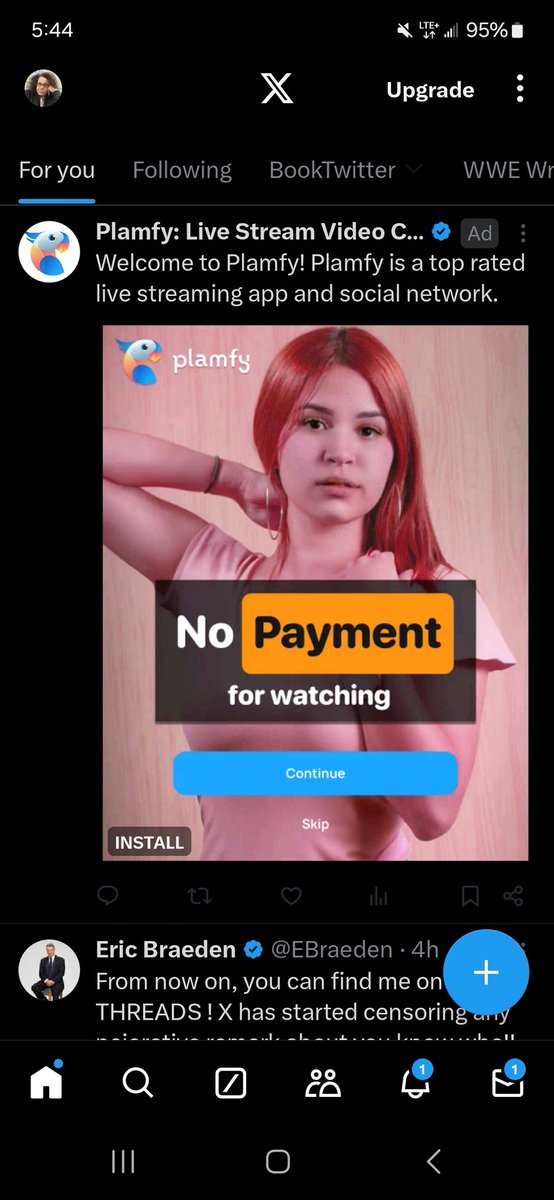 harasnicole's tweet image. What the fuck is this ad and why do I keep seeing it despite me telling this damn app that I don't want to??? #twitterads