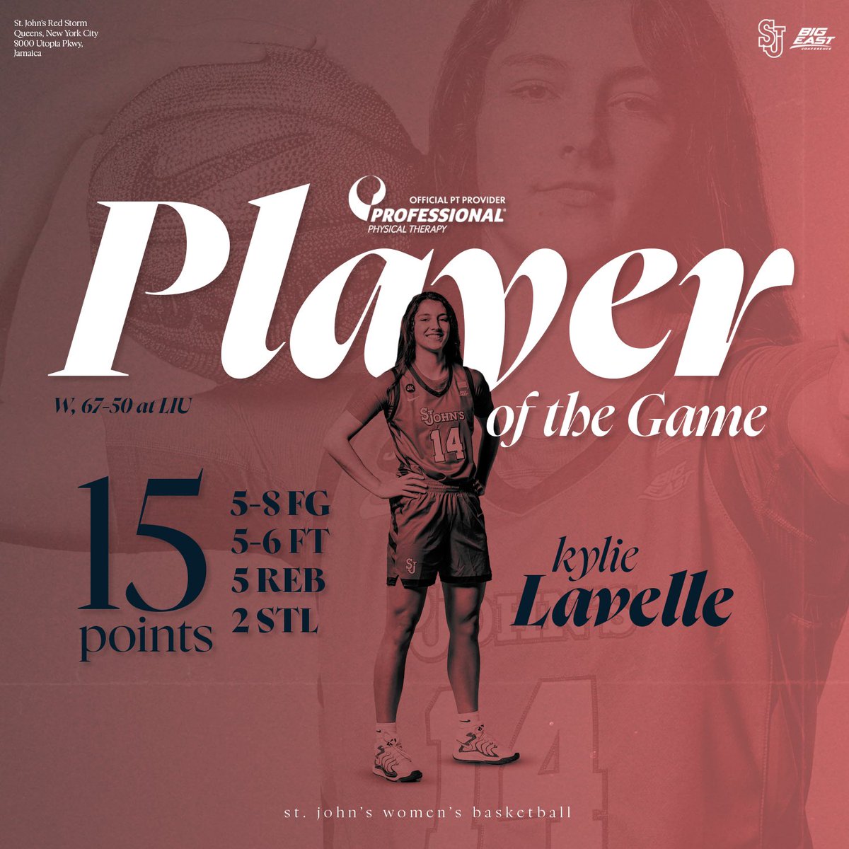 Tonight’s Player of the Game…. <a href="/lavelle_kylie/">Kylie Lavelle</a> 💪

Presented by Professional Physical Therapy