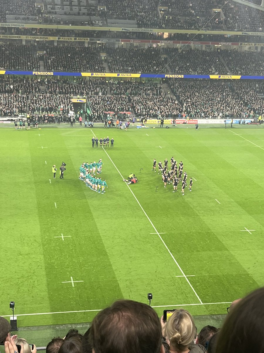 Aviva for a rematch - it was the #AllBlacks night tonight #IREvNZL