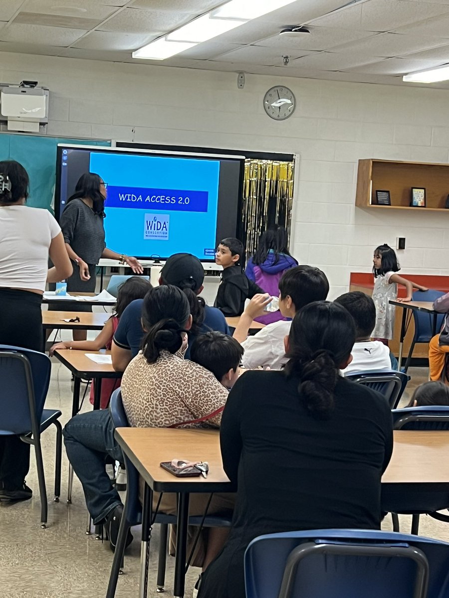 The <a href="/OxonHillES/">Oxon Hill Elementary</a> English Language Development teachers had an amazing parent information night. Being multilingual is a powerful gift that opens doors to understanding, connection, and opportunity.  <a href="/pgcps/">PGCPS</a>
