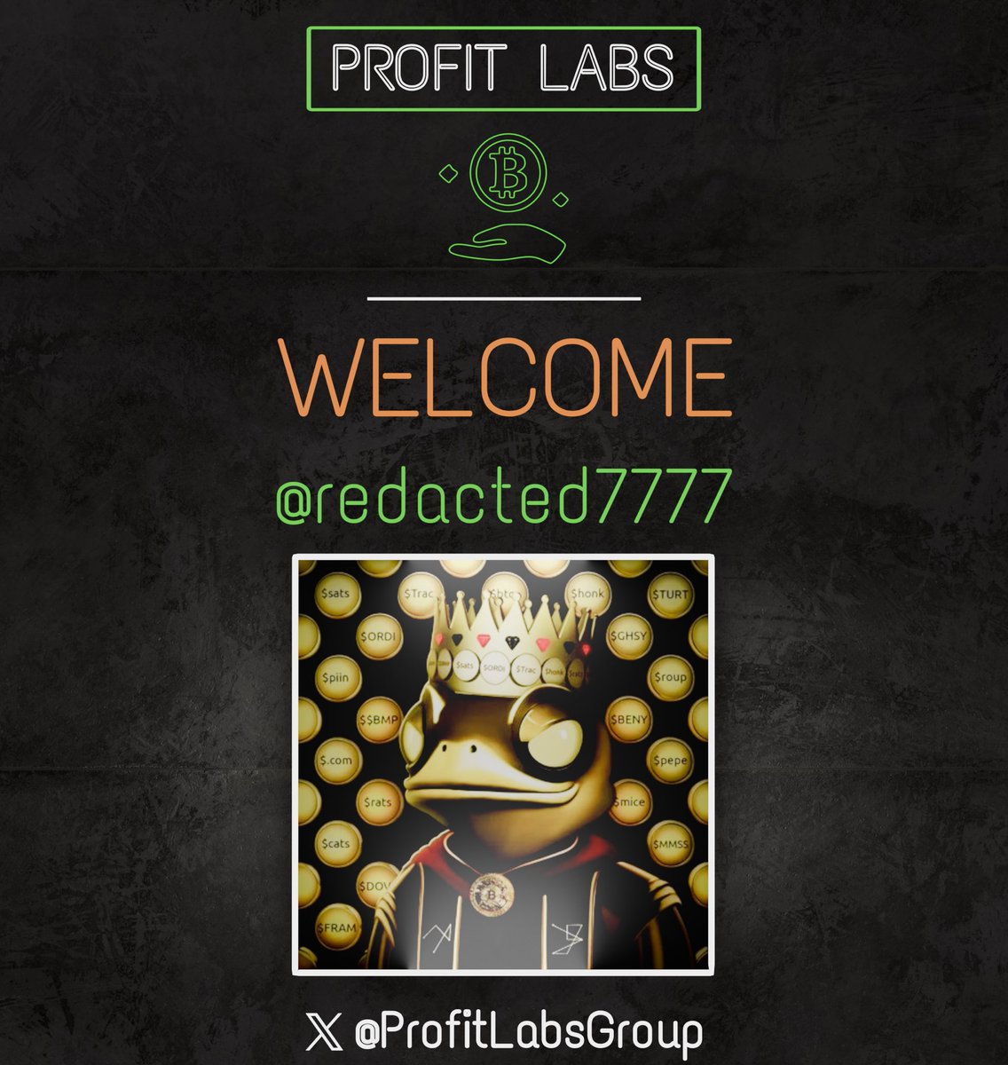 redacted7777's tweet photo. Thanks for having me @ProfitLabsGroup by @kalicryptoo https://t.co/cIHan16Btd