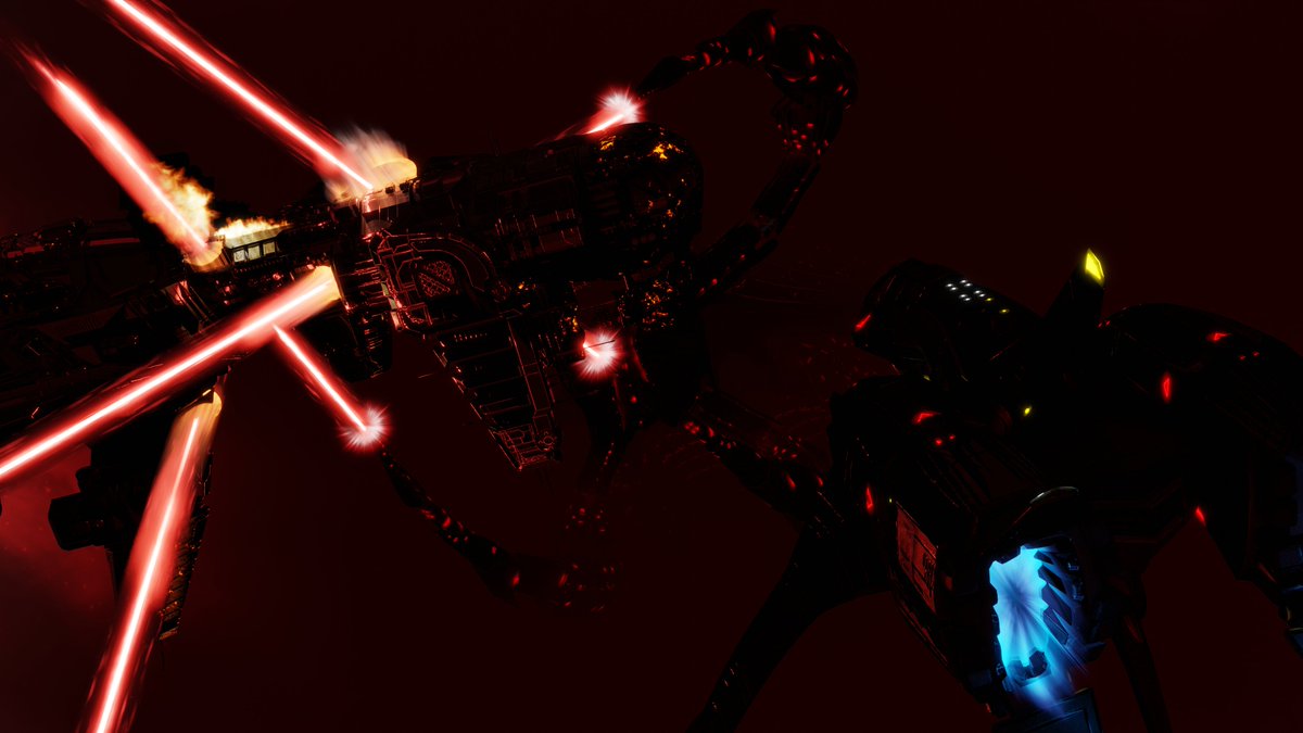 Flipdark95's tweet image. Finally getting this somewhere where I'm happy with it.
Sathanas, the Nightmare of Humanity 
#Freespace2 #Blender