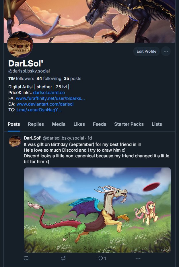 Just sharing what I have bsky~ 
I'll be glad to see you~
bsky.app/profile/darlso…