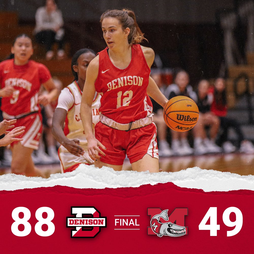denisonsports (@denisonsports) on Twitter photo Women's Basketball: <a href="/DUWBB/">Denison Women's Basketball</a> rolls to an 88-49 win in the season opener! Violet Mitchell, who finished with 11 points, was one of the Big Red players to score in double figures! #GBR Women's Basketball: <a href="/DUWBB/">Denison Women's Basketball</a> rolls to an 88-49 win in the season opener! Violet Mitchell, who finished with 11 points, was one of the Big Red players to score in double figures! #GBR