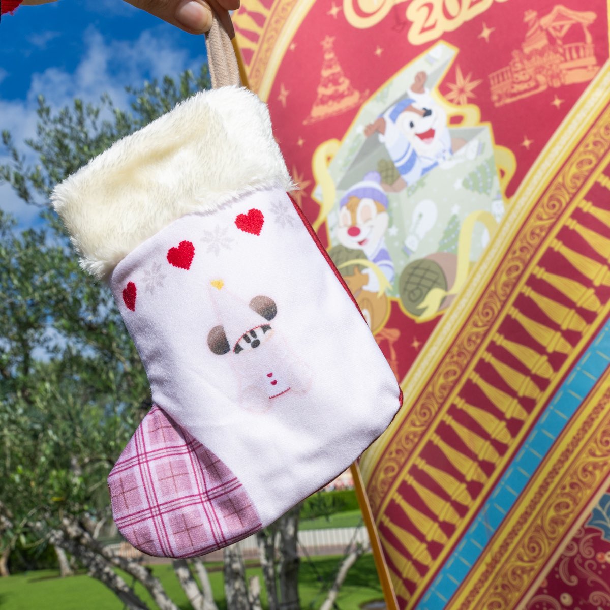 ディズニークリスマス リルリンリン クリームフィルドビスケット　スナックケース