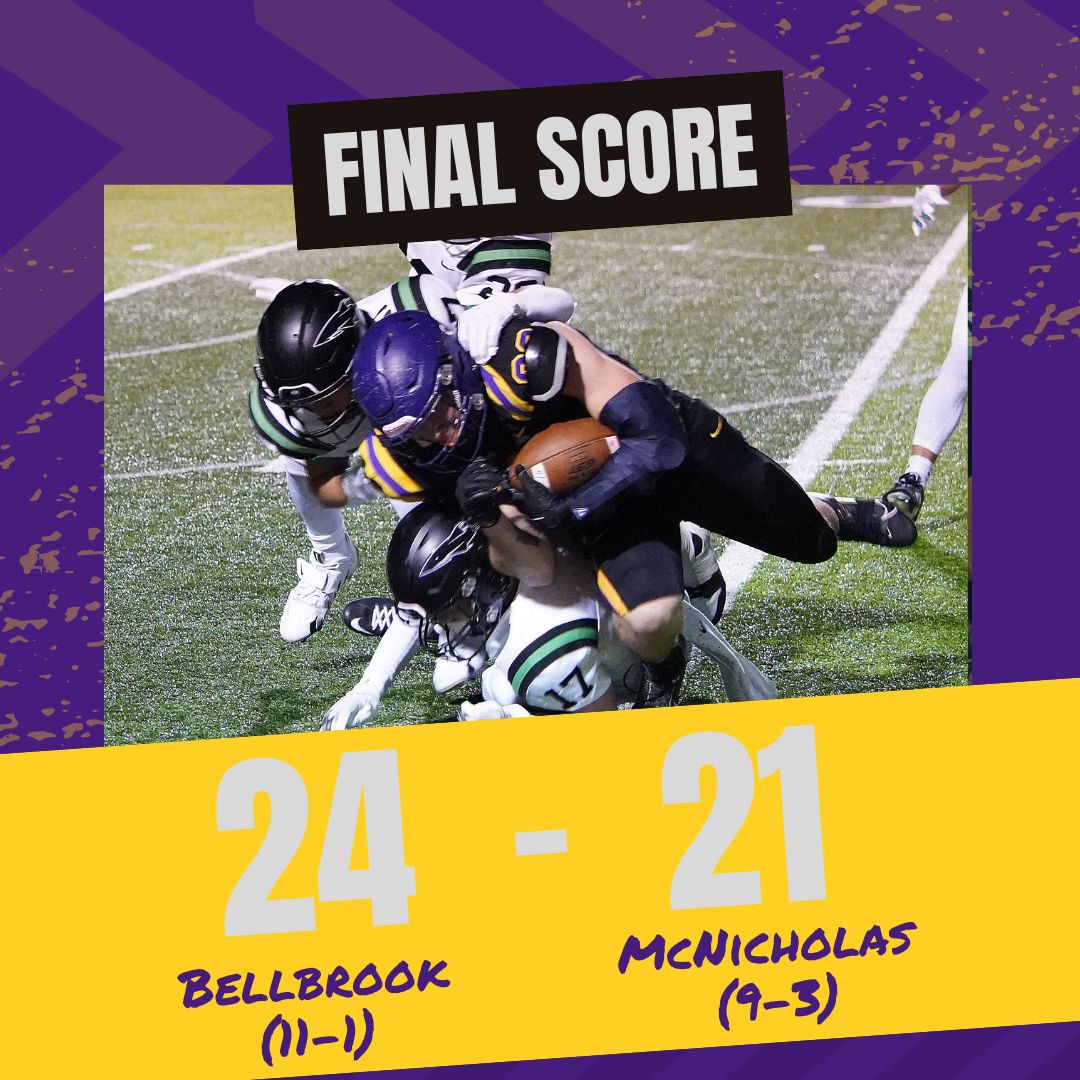 The Eagles (11-1) chalked up another victory, taking down Archbishop McNicholas (9-3) at D.L. Holmes Stadium on Friday night with a 24-21 victory thanks to touchdowns from Jude Omiatek, Tanner Stewart and Gage Cameron, and a game-winning 44-yard field goal from Riley Ferrin