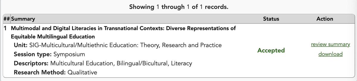 AERA 2025 ACCEPTED ✅ Excited to present our symposium with amazing co-presenters <a href="/liu_yina/">Yina Liu</a> <a href="/Luqing__Zang/">Luqing Zang 臧露晴</a> and discussant <a href="/Zhongfeng6/">田中锋 Zhongfeng Tian, Ph.D.</a> See you in Denver! <a href="/AERA_EdResearch/">AERA</a> #aera2025
