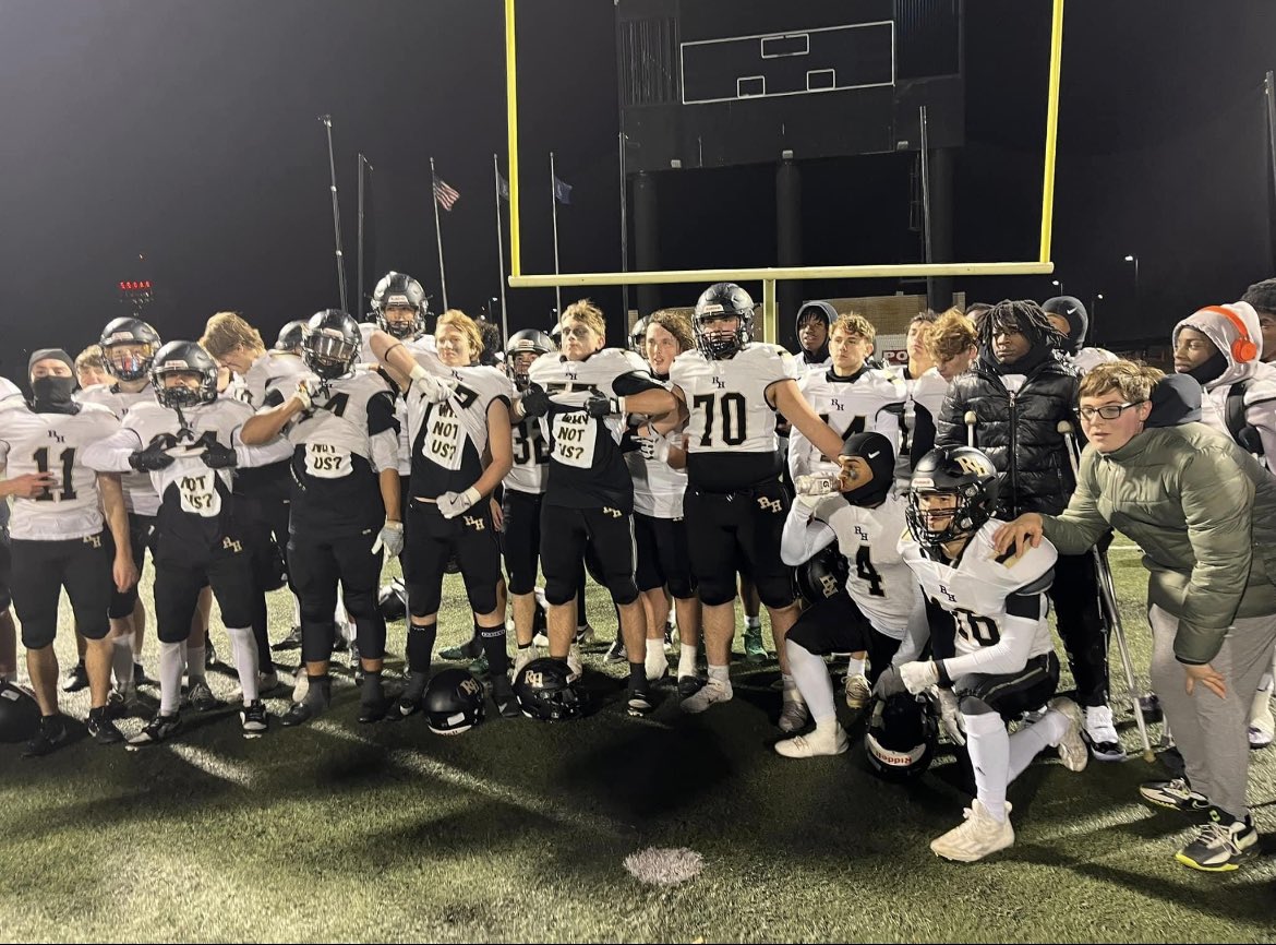 WHY NOT US!! These boys move onto the Sectional Title Game! Let’s Go RH!!
