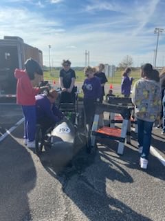 JASArockets's tweet photo. JASA Greenpower USA racing practiced today at Rockabillys Stadium. We race tomorrow at 10:30am and 1:00 pm with awards at 3:15 pm! come support our rockets! #jasa #jasarockets #JMCSS https://t.co/v5xG0WSW28