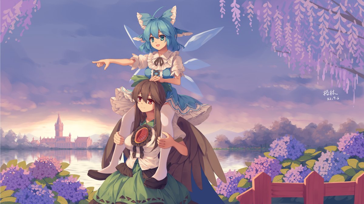 ReimuSays's tweet photo. Morning, lads.

Today is the 9th, so it's Cirno Day, Utsuho Day, Koakuma Day and Ran Day.

It's also Wine Tourism Day &amp; National Chaos Never Dies Day.

Have a happy.

#CirnoDay #UtsuhoDay #KoakumaDay #RanDay #WineTourismDay #NationalChaosNeverDiesDay https://t.co/6WSfmGA5Nv