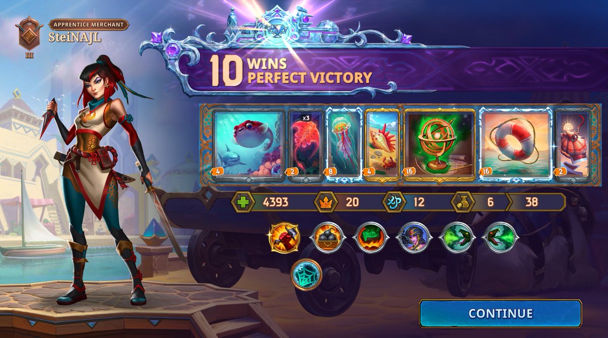 Austin (@steinajl) on Twitter photo First perfect win on <a href="/PlayTheBazaar/">The Bazaar</a> and I went back to back. Game is feeling pretty good! First perfect win on <a href="/PlayTheBazaar/">The Bazaar</a> and I went back to back. Game is feeling pretty good!