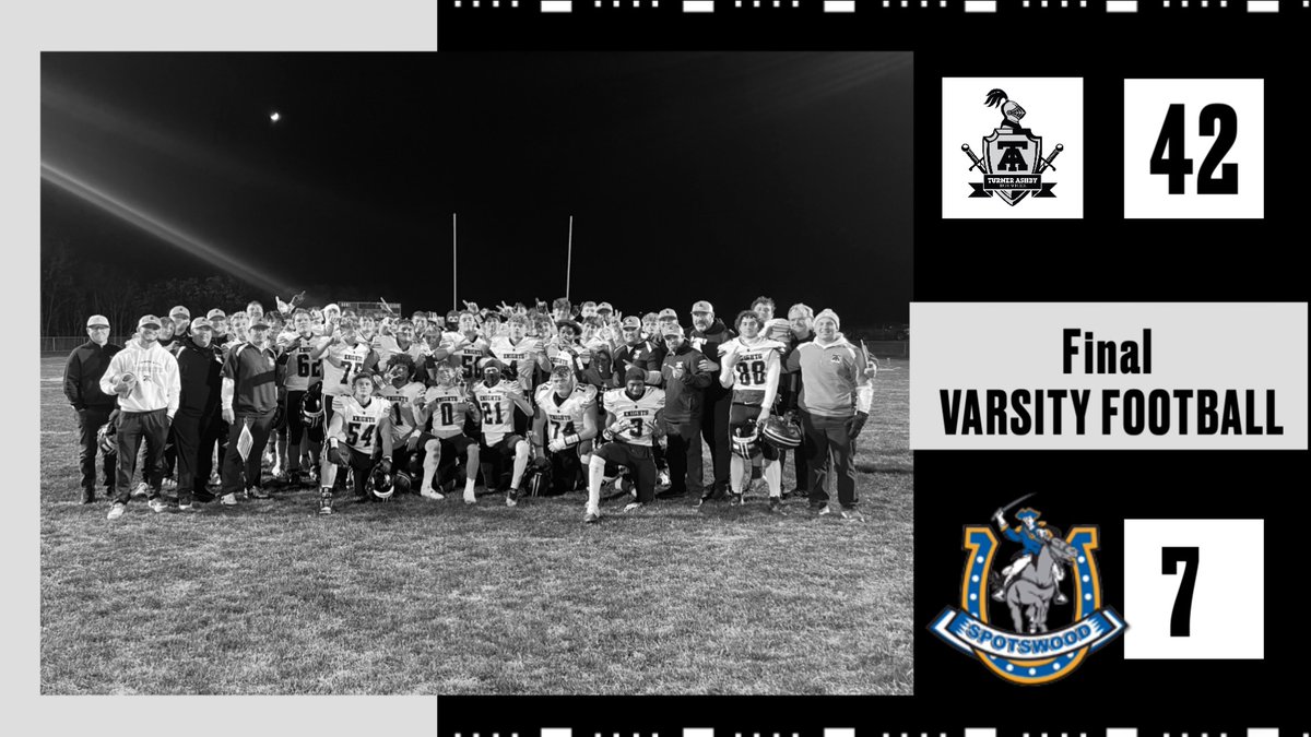 TAHS_Activities's tweet image. KNIGHTS WIN! First time in school history 10-0! 66 years in the making! GO KNIGHTS!