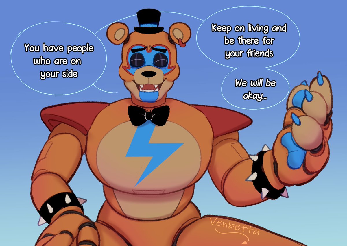 _____Ven_____'s tweet photo. Freddy believes in you! https://t.co/bi1cM2HFif