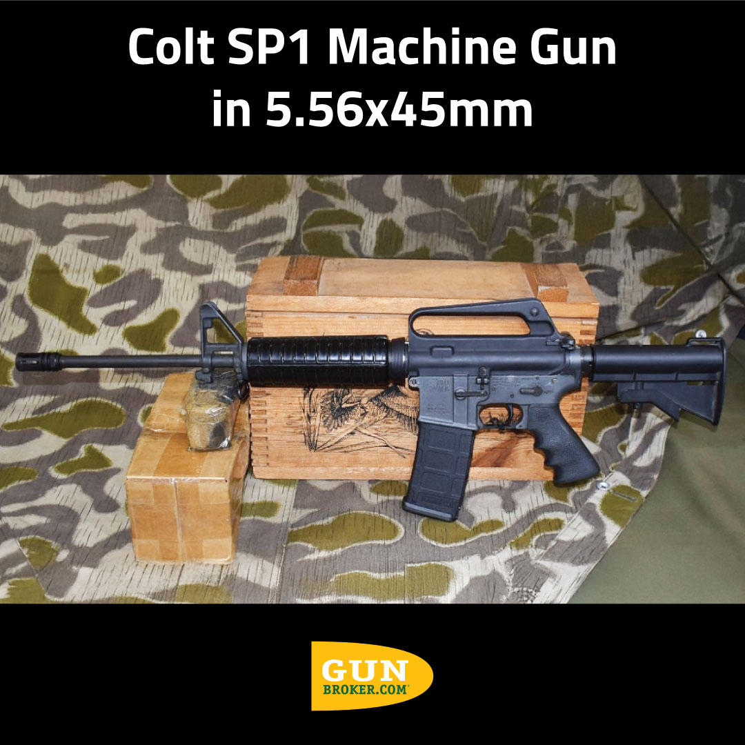 GunBroker's tweet photo. Here's a Colt SP1 machine gun in 5.56x45mm for #FullAutoFriday.
π₯ See more pictures here: https://t.co/QOHKoY4PaU
#Colt #ColtSP1 #gunbroker https://t.co/ZCcdxn8UI3