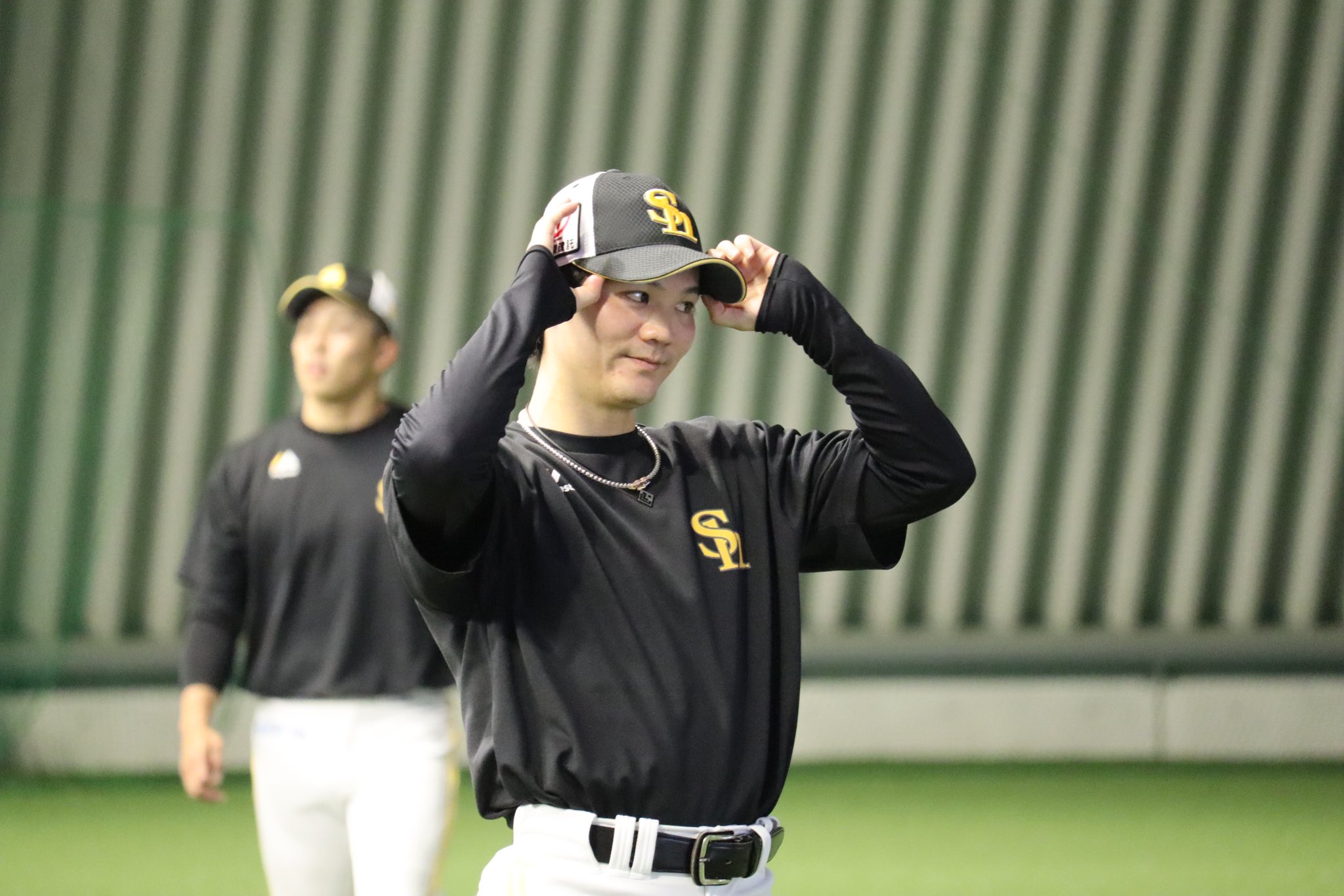 福岡ソフトバンクホークス　野村勇　ユニフォーム　Mサイズ 福岡ソフトバンクホークス 野村勇 ユニホームM