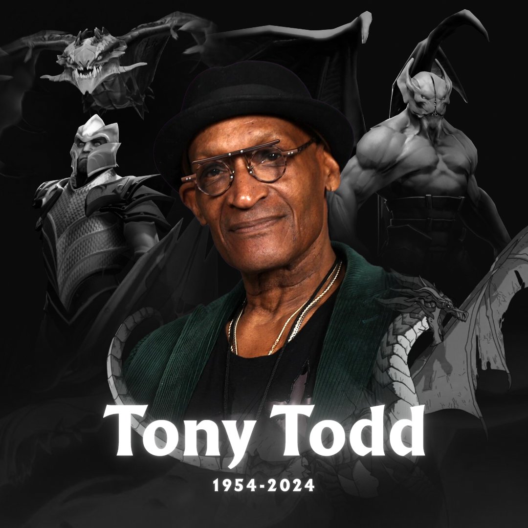 Very sad to hear the passing of Tony Todd. :( Rest in Peace. The voice of Dragon Knight, Night Stalker, Viper and Slyrak in the world of Dota.