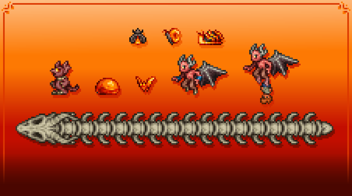 variousfruit_'s tweet photo. hope it isn't too late to post spooky demon and underworld stuff
-#terraria #pixelart #ドット絵 https://t.co/HljM8oaXDS