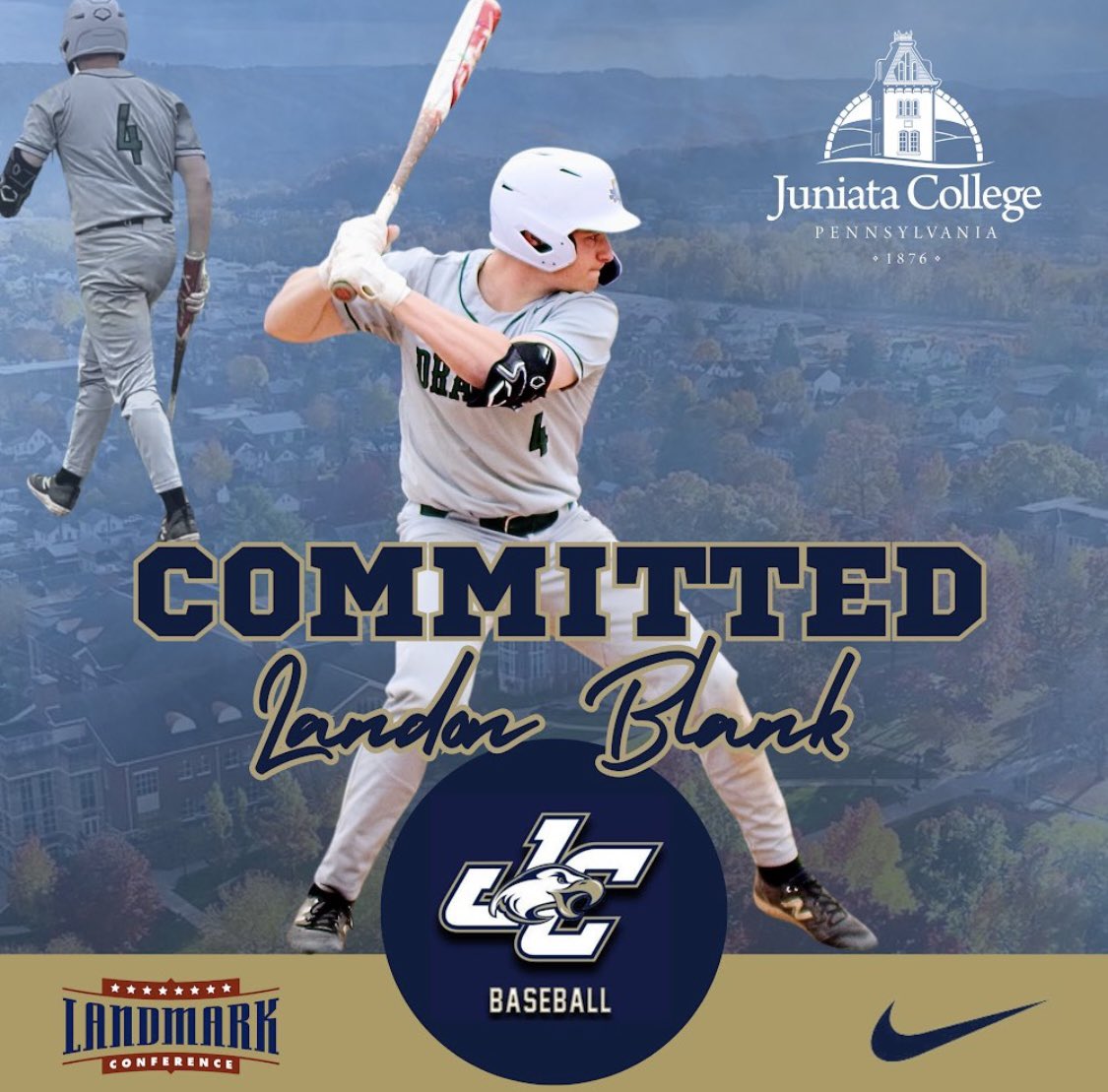 POWER SWING BASEBALL COLLEGE PROSPECT CAMP (@powerswingbb) on Twitter photo ‼️ COMMITMENT ALERT ‼️
CONGRATULATIONS to 2025 Landon Blank 3B from Allderdice HS, PA <a href="/L_Blank2/">Landon Blank</a> on his commitment to play college baseball at NCAA D3 Juniata College, PA!! Good Luck Landon!!
<a href="/coach_chrisJC/">Pat Christopher</a> <a href="/JuniataBaseball/">Juniata Baseball</a> ‼️ COMMITMENT ALERT ‼️
CONGRATULATIONS to 2025 Landon Blank 3B from Allderdice HS, PA <a href="/L_Blank2/">Landon Blank</a> on his commitment to play college baseball at NCAA D3 Juniata College, PA!! Good Luck Landon!!
<a href="/coach_chrisJC/">Pat Christopher</a> <a href="/JuniataBaseball/">Juniata Baseball</a>