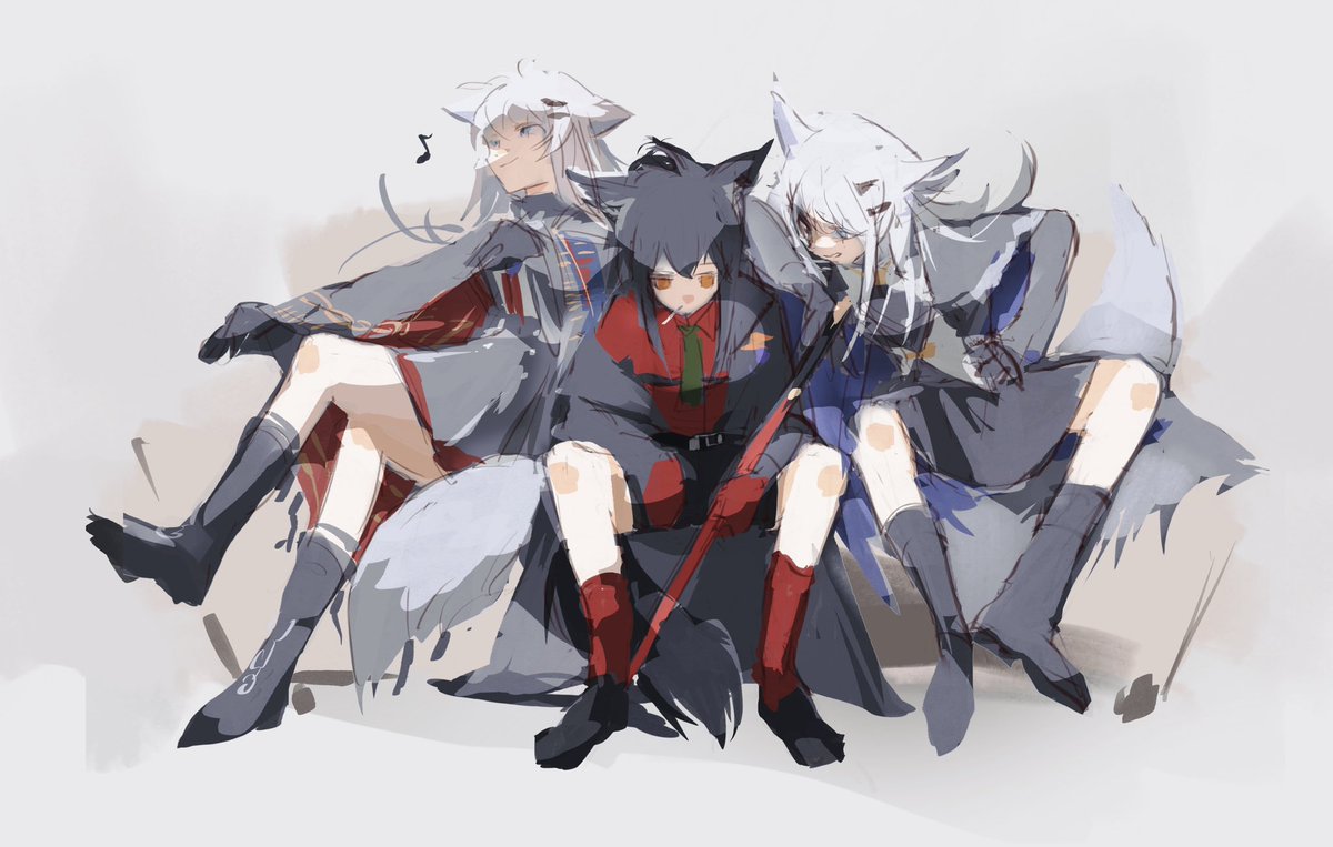 Trooopicalnight's tweet image. 😎😑🥴
#アークナイツ #Arknights #明日方舟 #Lappland #Texas #ラップランド