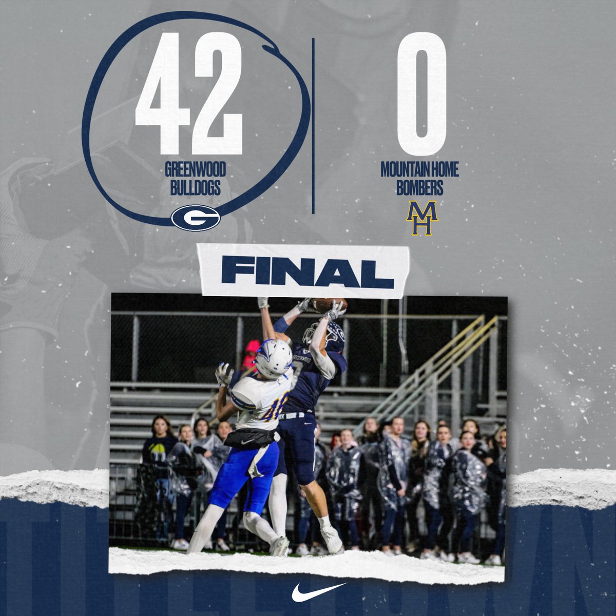 GWDAthletics's tweet photo. Makin' it rain on senior night! 🌧️
#GreenwoodStrong | #ForIke https://t.co/yHNGLPMQZu