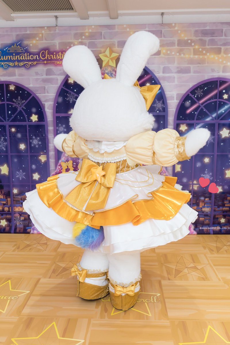 ふわっと回って衣装を見せてくれました💖
メルメルドールの衣装を作る方のご参考に📝👗🪡✨
#ウィッシュミーメル