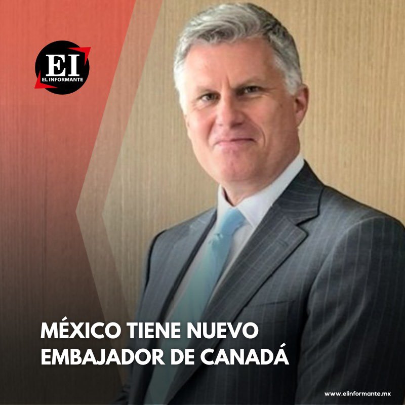 ElInformanteMX's tweet photo. 🇨🇦 🇲🇽 | CAMERON MACKAY NUEVO EMBAJADOR CANADIENSE EN MÉXICO
⭕ El gobierno de #Canadá anunció la designación de #CameronMacKay como nuevo embajador en #México, en sustitución de #Graeme C. Clark. La ministra de Relaciones Exteriores, #MélanieJoly, informó sobre el nombramiento a través de un comunicado oficial, destacando que MacKay asumirá el rol de Embajador Extraordinario y Plenipotenciario ante los Estados Unidos Mexicanos.
MacKay cuenta con una amplia trayectoria diplomática y asumirá el cargo en un momento clave para fortalecer las relaciones bilaterales entre Canadá y México, en áreas como el comercio, la inversión y la cooperación en temas de seguridad y medio ambiente.
@EmbCanMexico