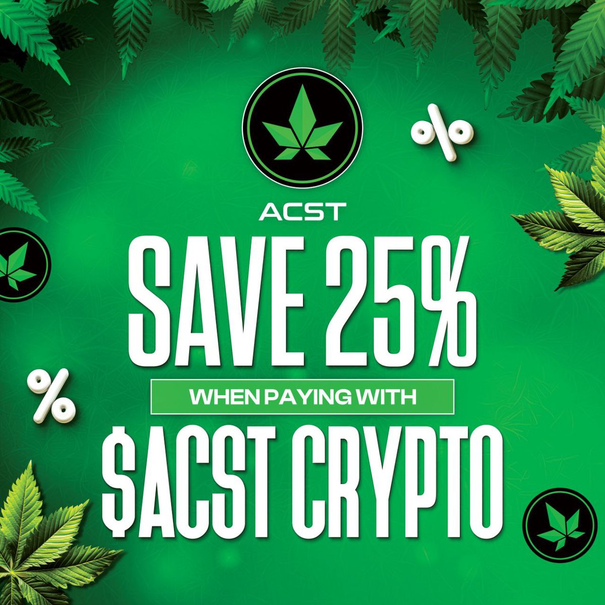 chinamopedscoot's tweet image. $acst acst.io Real world use! Backed got 40yrs of cannabis industry ! #tyfps
$1.8 a year business owns this! We are not selling! 
Discounts for using $acst in store for purchases.
Online purchases coming soon!
No one does this! Yall buy shit with no backing.
Dont