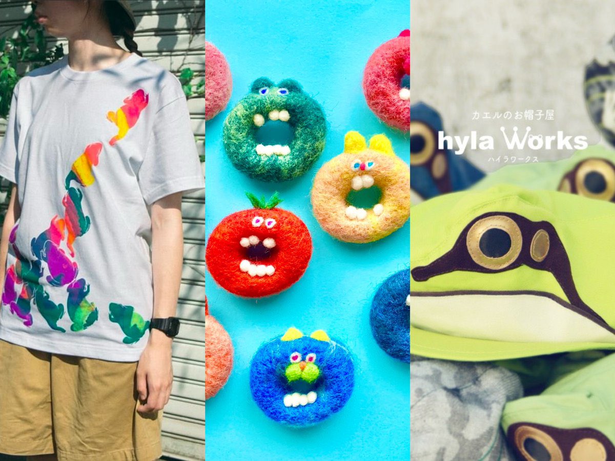 kitacakicca's tweet photo. 🏳️‍🌈design festa vol.60

💚kerofull+kitaca+hyla works
💚11/16,17
💚K-133,134,135

kerofull @Shure_K 
hyla works @hylaworks
kitaca
合同出展です🐸👒🦷
お気に入りを是非見つけにいらしてください◎

#デザフェス60リポスト @designfesta https://t.co/FKQeE9vt4C