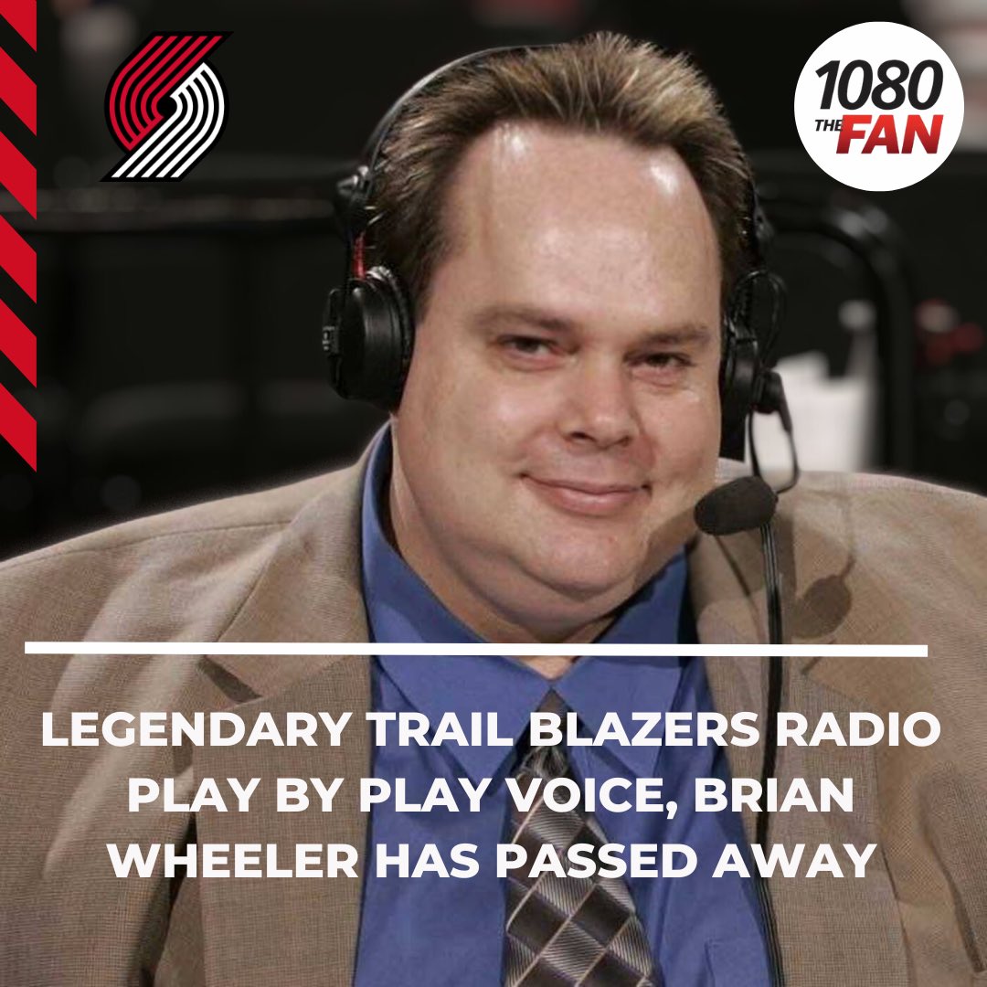 All of us at 1080 The Fan join Rip City in mourning the passing of legendary Trail Blazers voice, Brian Wheeler. 

Rest in peace, Wheels.