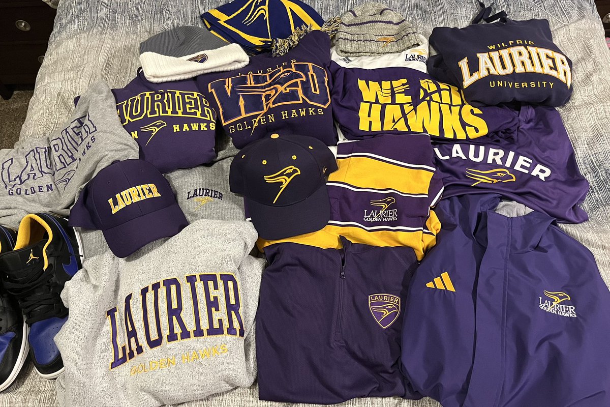 JasonCoolman's tweet image. Looking forward to #YatesCup tomorrow. I think I have enough @WLUAthletics gear to layer up and outfit my whole family. #GoHawks! #SoarAbove