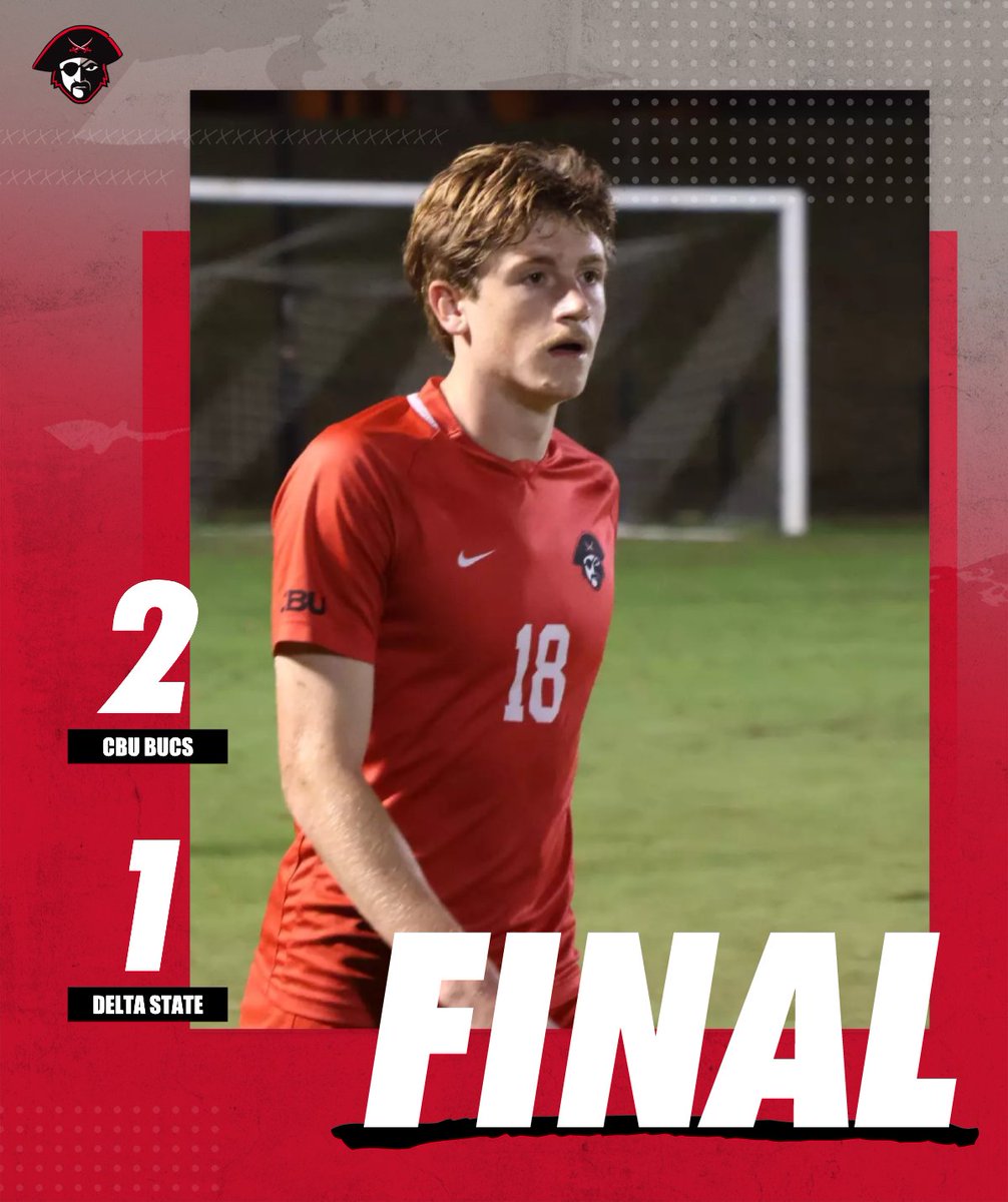 M-⚽️ | FINAL/2OT: CBU 2, DSU 1

Russell Brown scored a brilliant goal with 3 minutes to go in the 2nd OT to win it! 🥳

The Bucs advance to the semifinals in Huntsville and will take on the winner of TNU &amp; AUM's match.

#UpTheBucs 🏴‍☠️