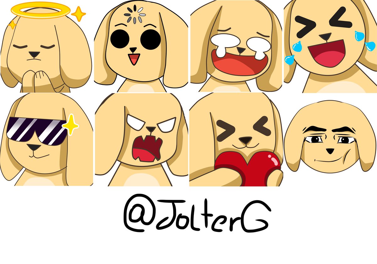 después de un par de meses dibujando cualquier mamada, terminé momentáneamente de hacer mis emotes