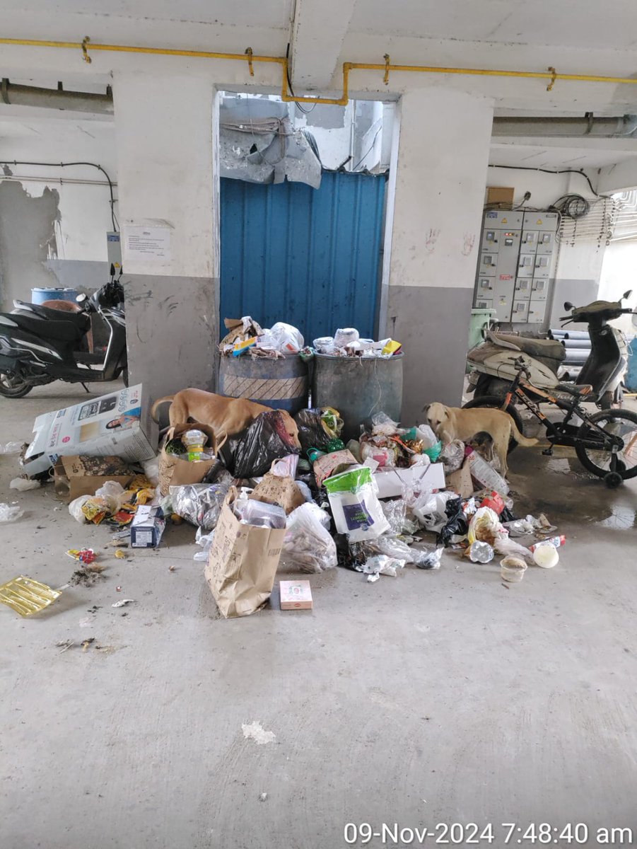 WISH_1982's tweet photo. Swach Bharat Abhiyaan in 
Zara Society by builder # Gurgoan High maintenance charges paid 
Builder inadequate maint.

@PMOIndia @MunCorpGurugram @AHindinews @aajtak @sudhirchaudhary @cmohry @CNBC_Awaaz @ZeeNews @timesofindia @the_hindu @BBCHindi @WHO @MoHFW_INDIA @TimesNow @CNN https://t.co/OS1Kil12BQ