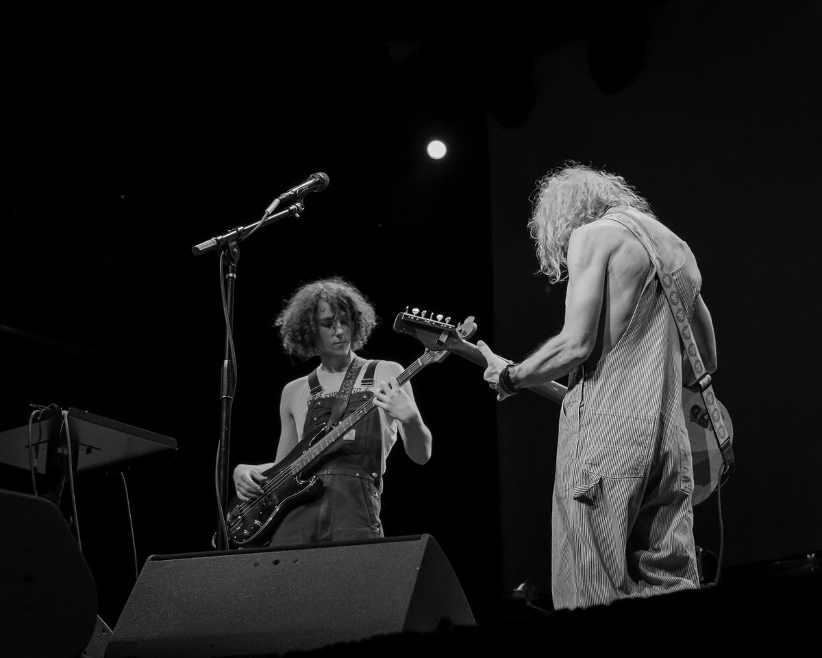 canadapostrock's tweet photo. A few snaps from Alan Sparhawk (&amp; Cyrus) @lowtheband opening for GY!BE in Chicago at @saltshedchicago 8/11/24. He made this beat. https://t.co/1nXUtfKpYd