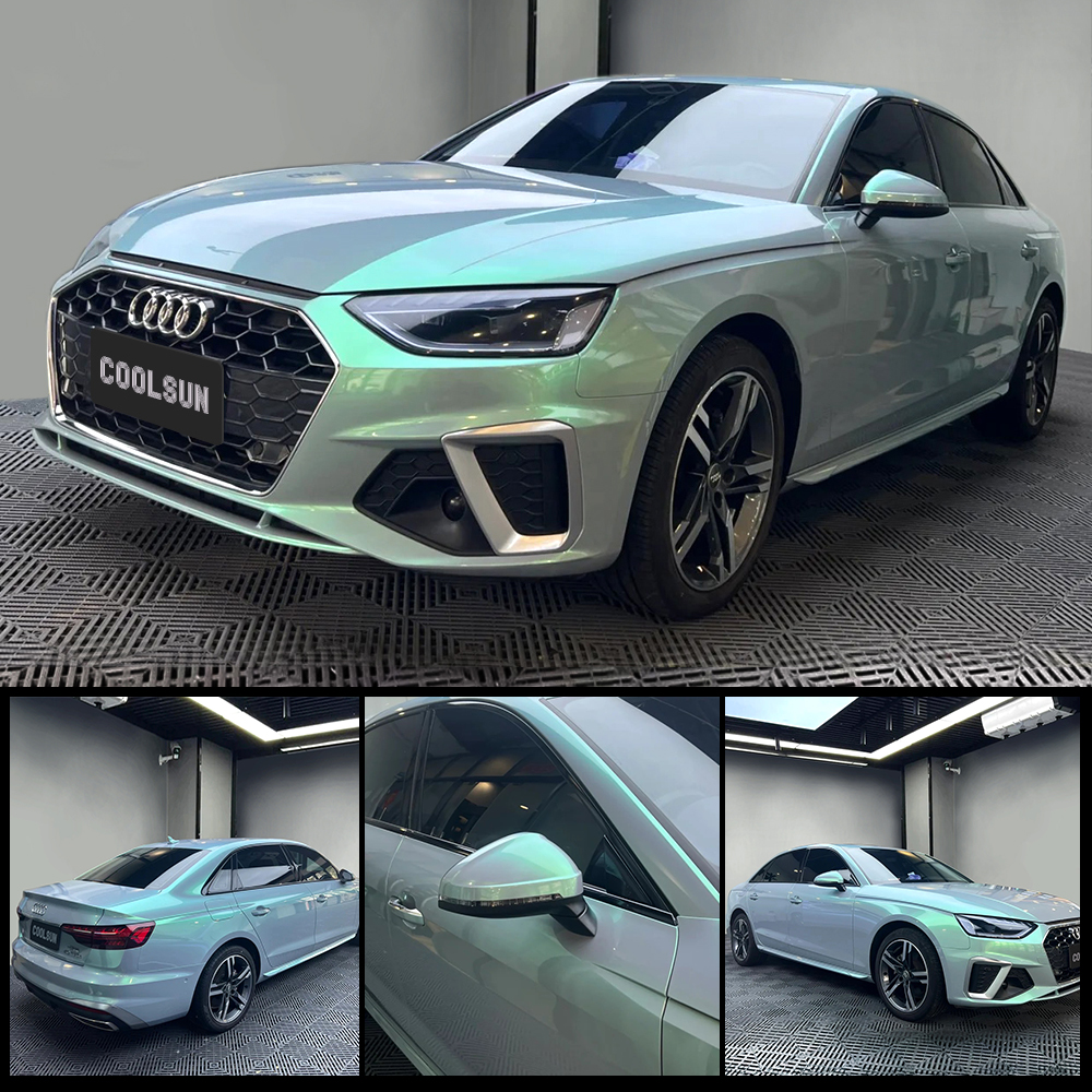 tomclarance1's tweet photo. #carfilm
#vinylwrap
#Car
#carcolorvinyl
PET Color shift vinyl series, Chameleon Grey green car film, A touch of Crystal clear.
https://t.co/LfIW5bpRjm https://t.co/54UyyUhzd7