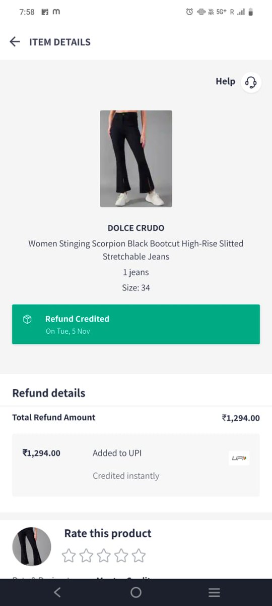 bedavyashsatapa's tweet photo. @MyntraSupport @myntra Even after multiple requests there is no update on refund even after 4 days of return. The status says refund failed and will be initiated. But when ?? https://t.co/tngOXfu2Fc