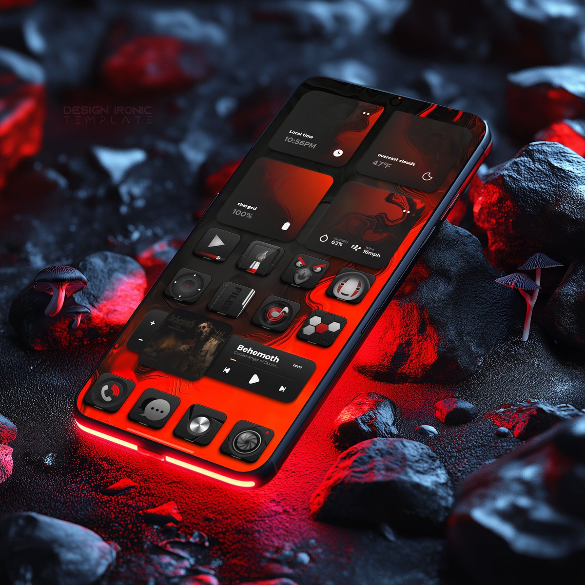_Caorthannach_'s tweet photo. - Cursed Angel Ov Doom-

= Samsung s22 Ultra

= Black Legum Icons Created by @coburn67_94

= Mintie Kwgt Created by @21MaRcO12

= Wallpaper Created by @SeanKly

#blacklegum
#mintie
#kwgt
#android https://t.co/2lXfjGTOyW