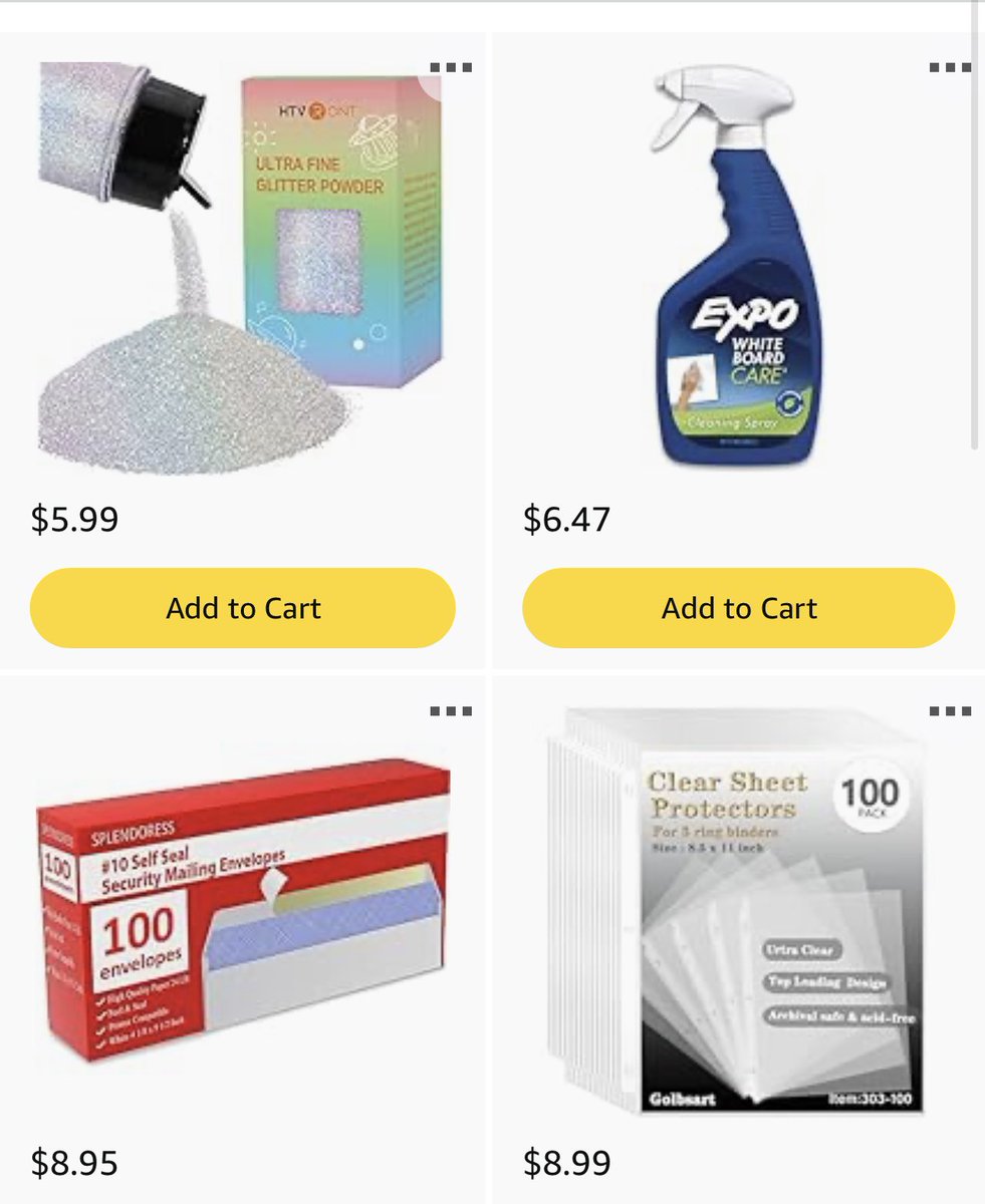 I have four items that are individually under $10! I would be thankful for any donations that would help out my Minnesota high school ELA classroom.

👉amazon.com/hz/wishlist/ls…

💕Any reposting or donating would be greatly appreciated.💕

#clearthelist
