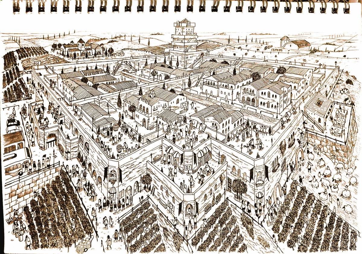 miya1_m's tweet photo. #イラスト　#絵描き
ひっさしぶりに迷路を投稿します。ワイン産地をイメージしました。やり方は固定ツイート（言い方古い？）から☺️
旅した気分で楽しんでもらえたら。
あ、迷路もやってみてください。 https://t.co/BE16AKat7p