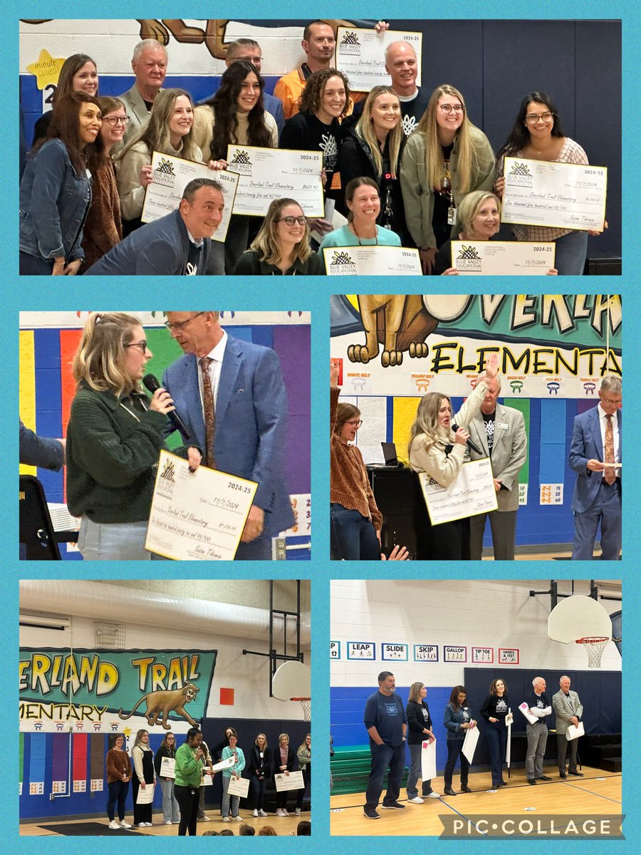 Thank you <a href="/BVEdFoundation/">Blue Valley Educational Foundation</a> for 
your generous surprise donations to our teachers!  Your gift will benefit our students in many ways!