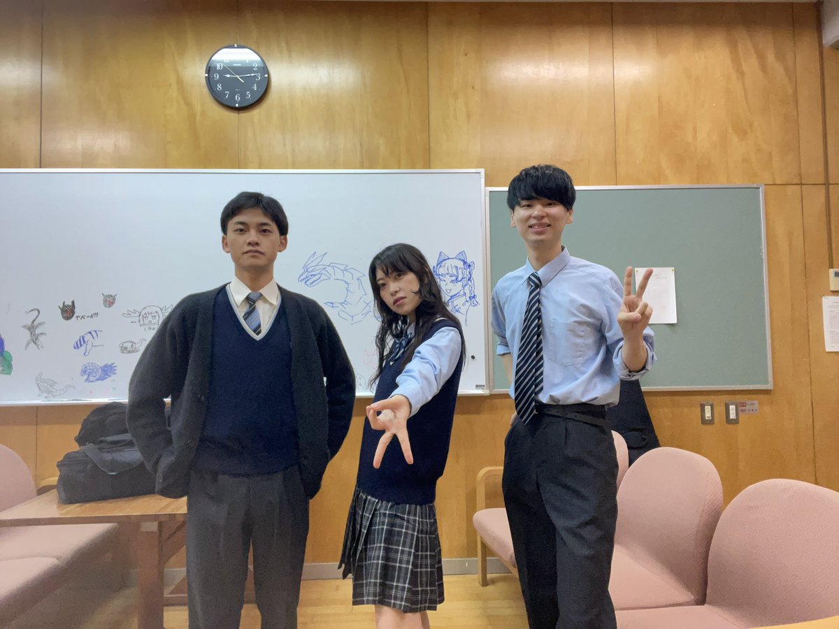 姫と家来。 tweet media