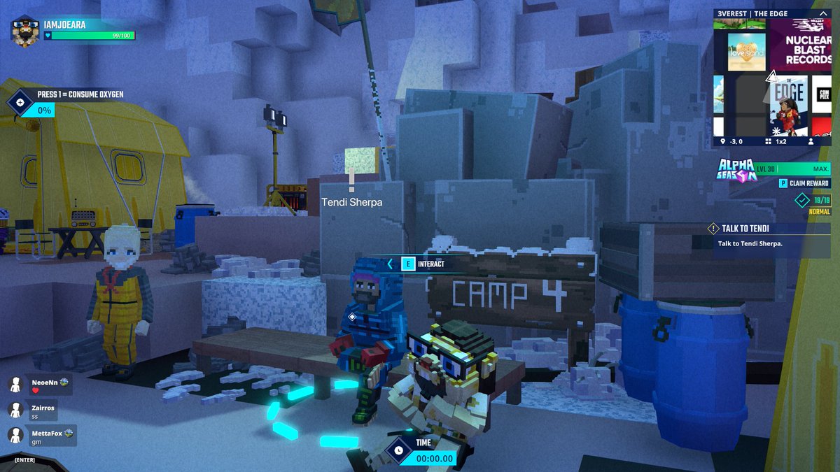 joearaell's tweet image. 🏔️ Reached CAMP 4 in the @3VEREST_camp The Edge experience in @TheSandboxGame. The view up here is breathtaking! Who's brave enough to join me at the summit? ⛰️ register-landings.sandbox.game/alphaseason4-s… #TheSandbox #AlphaSeason4 #AS4SocialChallenge