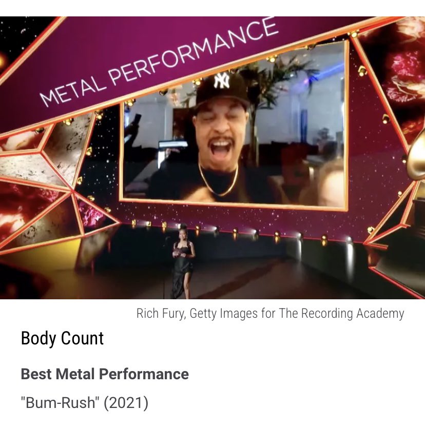 _Juan_Garcia's tweet photo. Congrats to all the new #grammy nominees. Throwback @RecordingAcad @BodyCountBand #BestMetalPerformance https://t.co/caMqeGZLuC